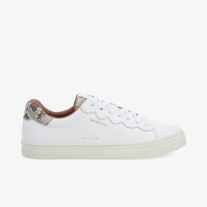 SPARKLE WAVE W - NAP/PRINTPYTHON - WHITE/BEIGE